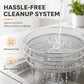 🍗 Stackable Stainless Steel Air Fryer Rack – Multi-Level Cooking & Dehydrating Tray