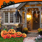 Halloween Decorations Outdoor Inflatables Decorations Pumpkin 7 Built-in Led Lights Set for Yard, Garden, Party