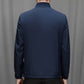 👑Essential Business Suit👑 Men's Standing Collar Zipper Casual Jacket+Credit card case