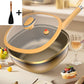 🍳12in Titanium Alloy Non-Stick Pot with Lid