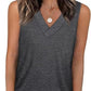 💖LAST DAY SALE: ￡13.99!!🏆Flash Sale🔥Women's Sleeveless V-Neck Slimming Loose Fit Casual Tank Top🎽