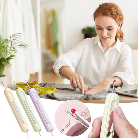❤️Gift ideas🤩Automatic Needle Threader, 2 in 1 Threading and Thread Removal Tools