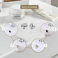 🚿 Round Bathroom Sink Overflow Hole Cover – Push-In Basin Drain Cover for a Clean, Modern Finish
