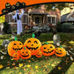 Halloween Decorations Outdoor Inflatables Decorations Pumpkin 7 Built-in Led Lights Set for Yard, Garden, Party