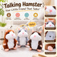 🐹 Talking Hamster Plush – Repeats What You Say & Auto Head-Shaking Fun 🎁