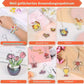 DIY Shrinky Dinks Keychain Set,Kids Art Activities and Party Favors