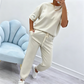 ⏳Time-limited Special⏰Women's Casual Solid Color Top & Pants Set