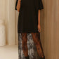 🔥Get 49% OFF NOW✨Floral Patchwork Short Sleeve T-Shirt Loose Fit Maxi Dress