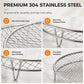 🍗 Stackable Stainless Steel Air Fryer Rack – Multi-Level Cooking & Dehydrating Tray