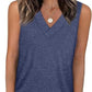 💖LAST DAY SALE: ￡13.99!!🏆Flash Sale🔥Women's Sleeveless V-Neck Slimming Loose Fit Casual Tank Top🎽