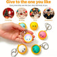 🔥🌈This Week's Special Price:£6.99‼️🎁Cute Dumpling Pressable Fidget Keychain - touch sensing light