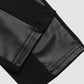 🌿Faux Leather Pants With Contrasting Trim And Zipper