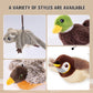 😻Realistic Sparrow Cat Toy – Rechargeable Chirping & Flapping Bird🐦