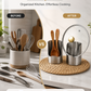 🍳✨ Multi-Functional Kitchen Utensil Holder – Organize Lids, Utensils & Cutting Boards