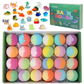 🎉🧼 Fizzy Fun 49%OFF 🛁🌈 12-Piece Bath Bomb Gift Set for Kids – Colorful, Skin-Safe Fizzies with Surprise Toys Inside. Perfect for Party Favors or Daily Bath Treats!