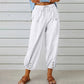 🧵2026 New Women's Summer Cotton Linen Trousers Nine Minute Trousers🍃