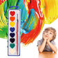 💖Valentine’s Day Hot Sale🔥Mini Watercolor Paint Sets + 3 Painting Brushes