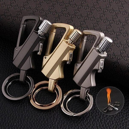 ⏳🔥LIMITED-TIME 50% OFF! ⏰⛈️ Portable Stormproof Lighter – Waterproof & Windproof Ignition – Mini Keychain Fire Starter – Survival Tool for Camping & Emergency 🏕️