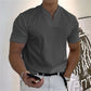 👕 49% OFF NOW! 💎 Men's Gentleman Business Short Sleeve V-Neck T-Shirt – Breathable Cotton Blend, Classic Fit & Available Up to 5XL ✨
