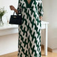 🌸Early Spring Sale 49% OFF!🔥 Casual Chic Maxi Dress – V-Neck, Mid-Length Sleeves, Perfect for Every Day ✨
