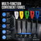 🔧 Flexible Oil Drain Funnel – Bendable Spill-Control Tool for Car Maintenance