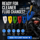 🔧 Flexible Oil Drain Funnel – Bendable Spill-Control Tool for Car Maintenance