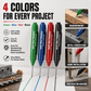 ✏️ Deep Hole Marker – 45mm Extra-Long Nib for Hard-to-Reach Marking