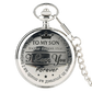 "TO MY SON/ DAUGHTER/ DAD" Quartz Pocket Chain Watch