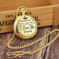 "TO MY SON/ DAUGHTER/ DAD" Quartz Pocket Chain Watch