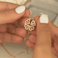 🍀💖 Magnetic Four-Leaf Clover Necklace – 2-in-1 Transforming Heart Pendant
