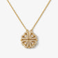 🍀💖 Magnetic Four-Leaf Clover Necklace – 2-in-1 Transforming Heart Pendant