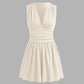 🏖️Summer Cool Deal: ONLY ￡19.99!!🌷👗Women's Sleeveless V-Neck Ruched Waist Romper