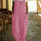 🌿Summer Sale - 49% OFF!👖Women's Casual Button-Front Overalls
