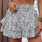 📢📢49% OFF !! ⏰Solid Color Stretch Waist Layered Short Skirt