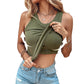 🔥💐SPRING DAY SALE⚡50K+ SOLD!💖Ribbed Stretchy Tank Top with Shelf Bra