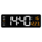 🕐 50% OFF NOW! 📟 Digital clock with temperature, date & automatic daylight saving time – large 16" display, remote control & automatic brightness – perfect for the home 🏠
