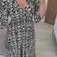 🔥Hot Sale 40% OFF 💞 Bohemian Casual Print V-Neck Long Dress