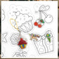DIY Shrinky Dinks Keychain Set,Kids Art Activities and Party Favors