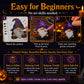 🎃💎 31-Day Halloween Diamond Painting Advent Calendar – DIY Gnome Ornament Countdown Kit