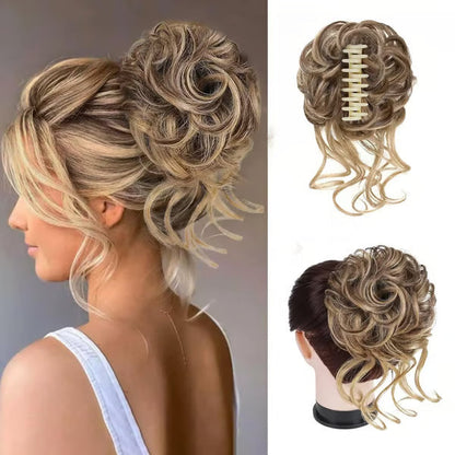 🥳2026 HOT SALE🥳💞50K+ SOLD!🕊️💕 49% OFF! Top Knot Bun Hairpiece – Blends with your hair, heat style friendly. Creates instant fullness. A must‑have for effortless updos. 👑🌀