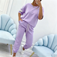 ⏳Time-limited Special⏰Women's Casual Solid Color Top & Pants Set