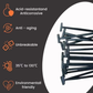🔧🔗 Universal Nylon Cable Tie Buckles – Quick Snap-On Fastening for Repairs