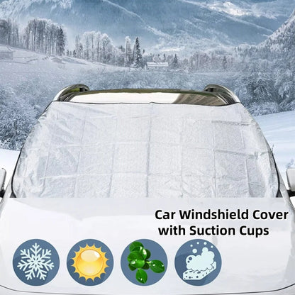 ⏳Limited-time 49% OFF⏰Car Windshield Cover with Suction Cups🚗🪟