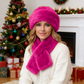 🎅CHRISTMAS SALE 49% OFF!🔥Fluffy Fur Bucket Hat Warm Winter Hat + Free Matching Scarf ⏰