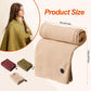 🎄Christmas Promotions🎅The most beautiful gift between parent and child🎁Portable heated shawl
