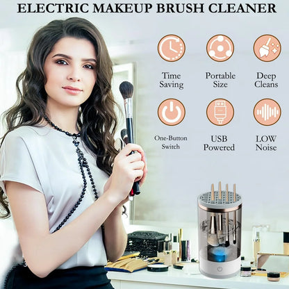 💕LAST DAY SALE 49% OFF🧼Automatic Makeup Brush Cleaner Machine🥰