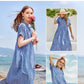🌸Spring Sale-49% Off💃Striped Lapel Button Down Shirt Dress | With Functional Pockets