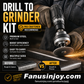 ⏳Limitiertes 50 % Rabatt⏰Heavy Duty Drill to Angle Grinder Adapter