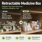 🎁Transparent Expandable Medicine Organizer — expandable, perfect for a tidy medicine cabinet 💊🗄️