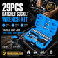 🥳HOT SALE🥳💞50K+ SOLD! Ratchet Wrench Kit – From £38.99! 29PCS, chrome-vanadium & storage case. Repair anything – grab yours! ✅